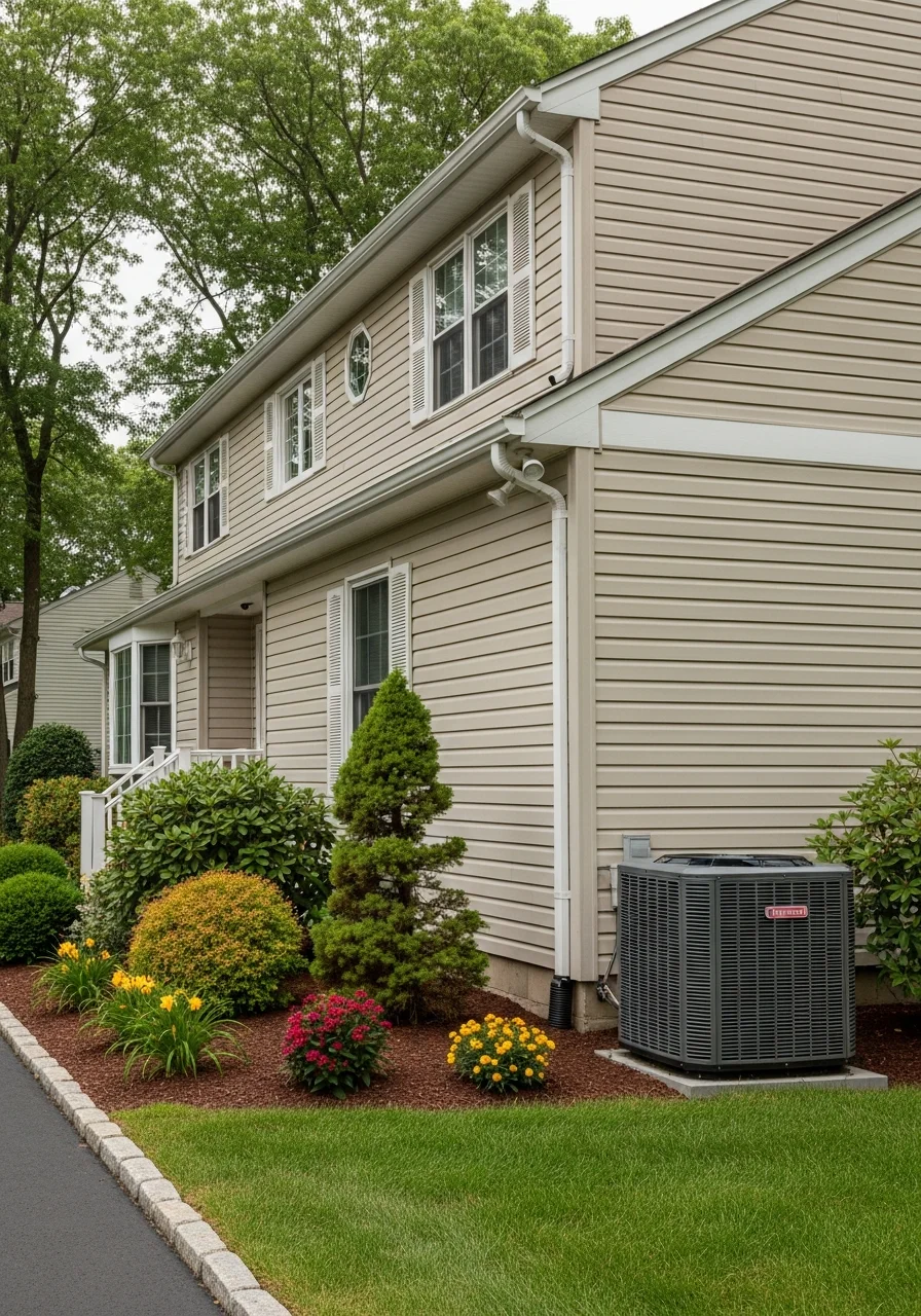 Suffolk County home exterior showing professional finishing and durability features suited to the region's climate.